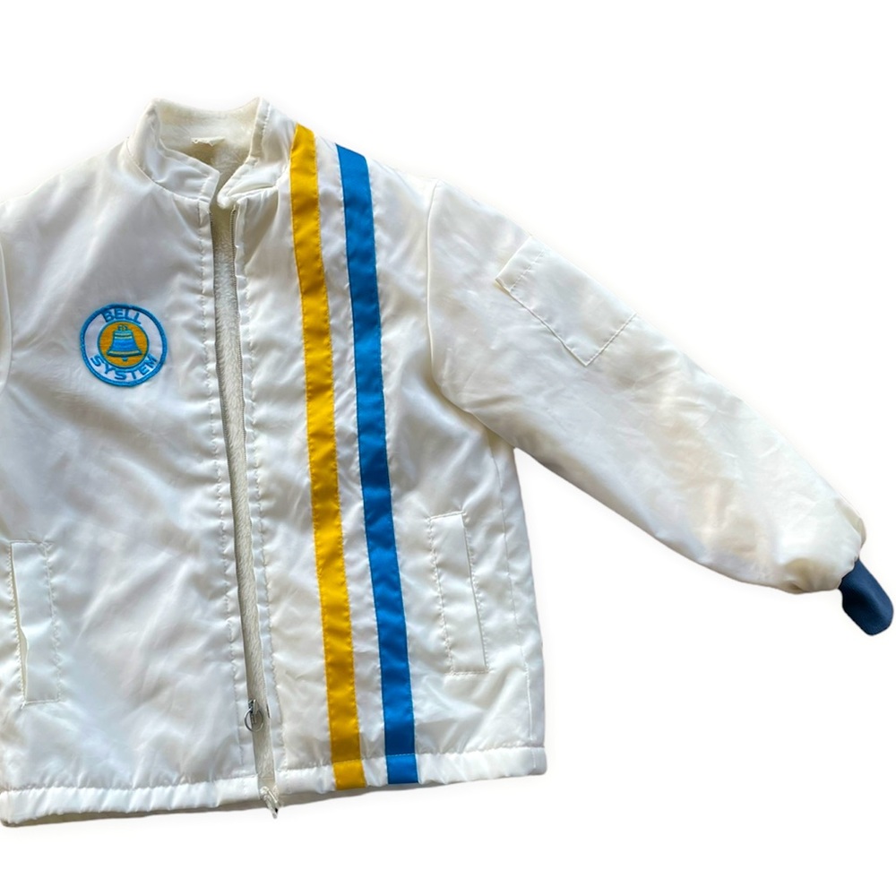 70s Bell System Telephone Zip Up Bomber Jacket